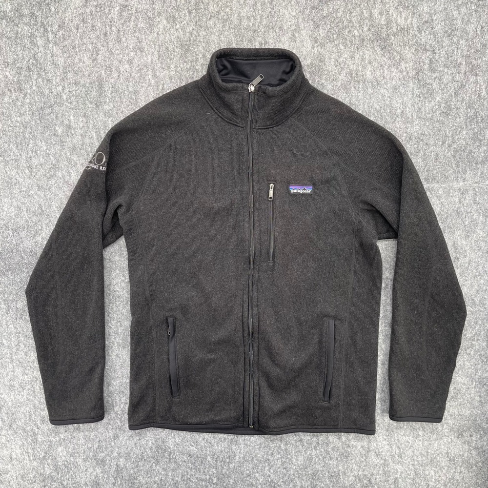Patagonia Better Sweater Mens Medium Full Zip Jacket Grey Fleece